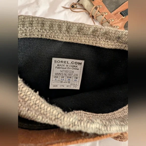 Sorel Conquest Carly Two-Tone Lace-Up Waterproof Tall Military Style Duck Boots - Picture 15 of 15